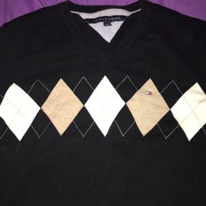 V neck pull over sweater